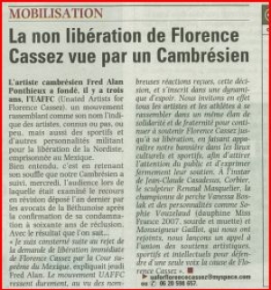 La non libération de Florence Cassez vue par un Cambésien.