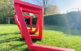 Sculpture rouge